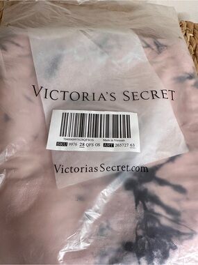 Victoria's Secret Pink and Black Tie-Dye tote bag
